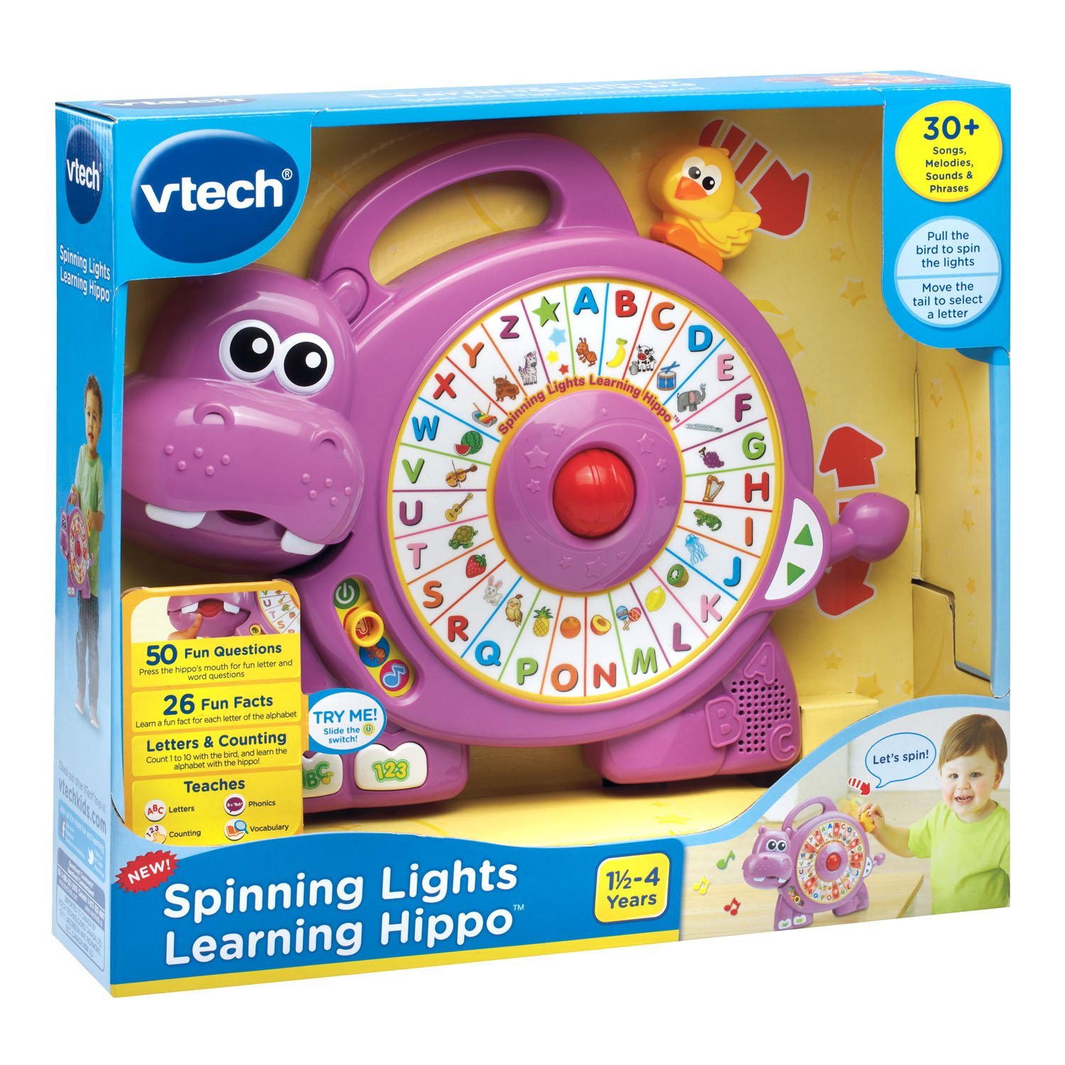 Spinning Lights Learning Hippo